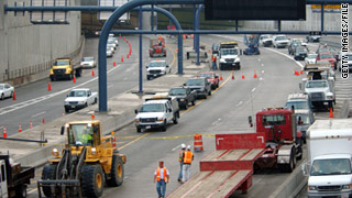 A shot of stimulus funds is aiding construction projects.