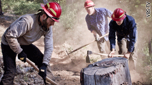 Backbreaking labor just a day at the office 