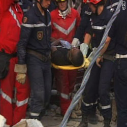 Man rescued from rubble 11 days after quake