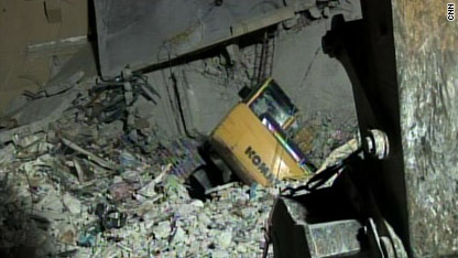 Haiti rubble collapse traps at least one