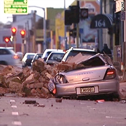 Buildings crumble as 7.0 quake hits New Zealand