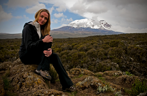 Activists and Celebrities prepare for their trip up Mount Kilimanjaro