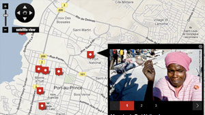 Locate eyewitness accounts from Haiti