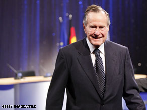 Former President George H.W. Bush endorsed Sen. Kay Bailey Hutchison in her bid to become Texas governor on Friday.