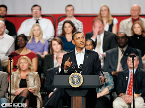  According to a CNN/Opinion Research Corporation survey released Tuesday, 49 percent of the public approves of the job Obama's doing in the White House, while 50 percent disapproving of how he's handling his duties.