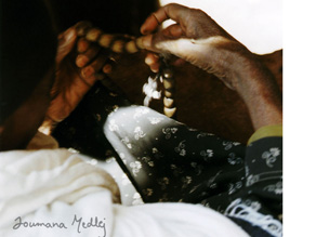 A picture dedicated to all victims of the crash entitled, 'Ethiopian Prayer,' by Joumana Medlej, an illustrator, comic author and photographer.