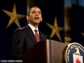 President Obama delivered remarks Friday at a memorial service for fallen CIA employees.
