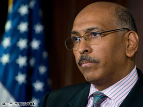 Michael Steele criticized unemployment figures released Friday.