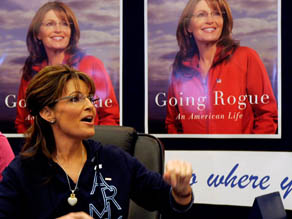 Sarah Palin.  Getty Images.