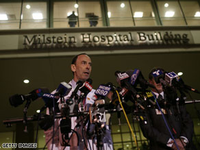 Former President Bill Clinton's cardiologist, Dr. Allan Schwartz, detailed the president's condition Thursday night.