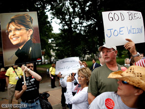 FILE PHOTO: Tea Partiers protested Congress' and Pres. Obama's health care reform efforts back in September.