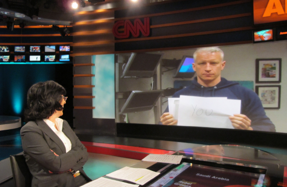 Anderson Cooper joins in on the fun
