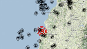 Epicenter and aftershocks