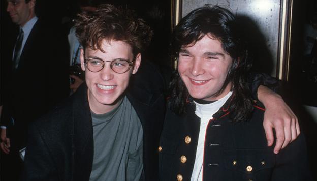 Teen star Corey Haim, left, with his friend and costar Corey Feldman.