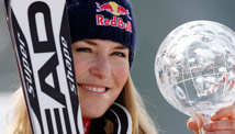 Vonn wins World Cup ski title