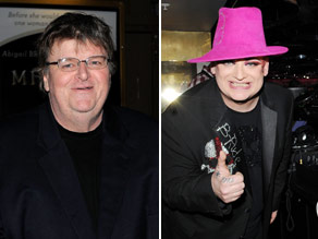 Can you connect Michael Moore to Boy George?