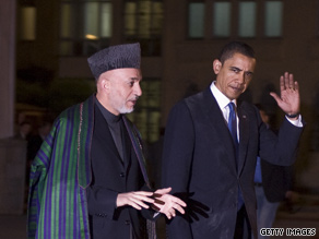 President Obama met with Afghan President Hamid Karzai over the weekend during an unannounced trip to Afghanistan.