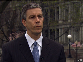 'Education has to rise above politics and ideology,' Education Secretary Arne Duncan told CNN Tuesday.