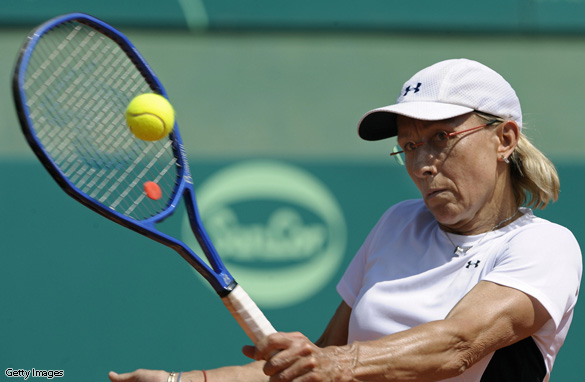 Tennis great Martina Navratilova was diagnosed with cancer after a routine mammogram revealed a cluster in her left breast.