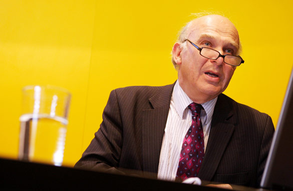 Vince Cable is the man people say they trust on the economy -- but will they vote for the Liberal Democrats?(Getty Images).