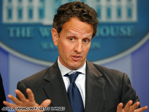 Treasury Secretary Timothy Geithner spoke last week after meeting with Pres. Obama and the bipartisan Congressional leadership to discuss financial reform. 