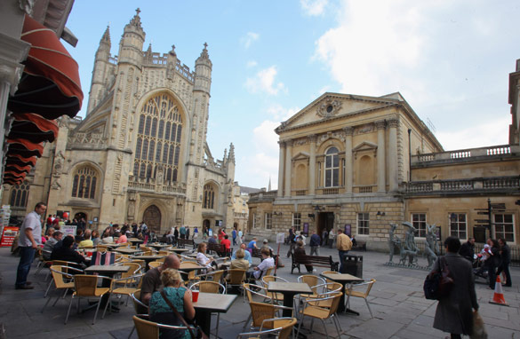 The Roman city of Bath will be one of Paula Newton’s stops as she travels across the UK (Getty/File)