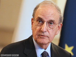  Obama administration's special envoy to the Middle East, George Mitchell, returned to the region Thursday.