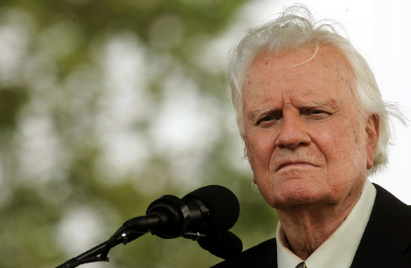 billy graham. Billy Graham, shown here in a