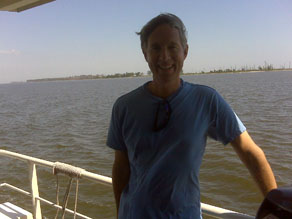Gary Tuchman on his way to the Chandeleur Islands, which may be the first place oil has hit land.