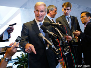 Sen. Bill Nelson, D-Florida, met with BP executives Tuesday on Capitol Hill.