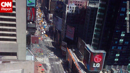 times square suspicious package