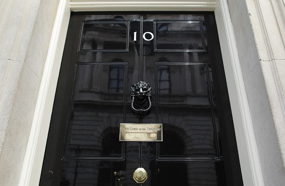 Number 10, Downing Street is the official residence of the UK prime minister – but the future occupant is still undecided.