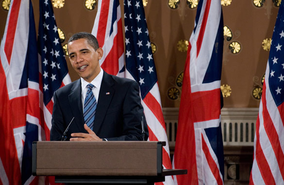 President Barack Obama, pictured during a vist to London in April 2009.