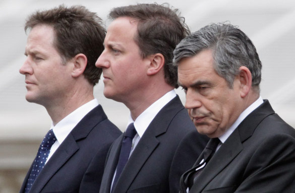 For much of the past century the UK has been dominated by two-party politics – but for how much longer? (Getty)