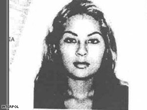 Interpol issued an international arrest warrant for former model Angie Sanclemente 