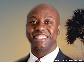 State Rep. Tim Scott, will face a runoff election against the son of former Sen. Strom Thurmond on June 22.