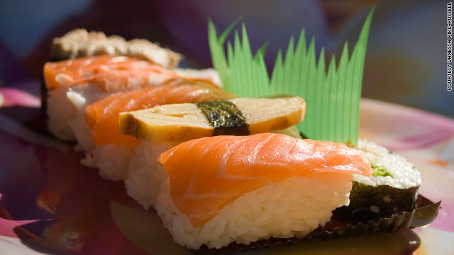 Culinary Curiosities: That plastic leaf in sushi