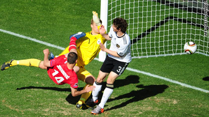 Serbia goal