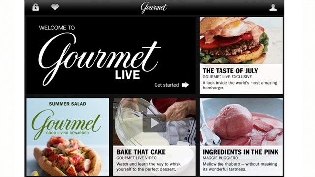 Gourmet goes 'live'