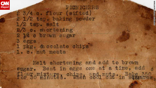 The heirloom recipe index: Picnickers