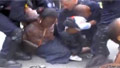 Women with babies dragged by police