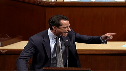 Congressman enraged on House floor
