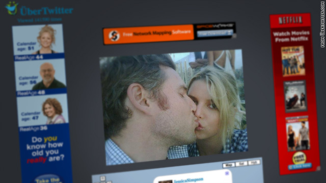 Jessica Simpson gives new meaning to PDA