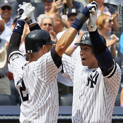 Alex Rodriguez hits 600 home run
