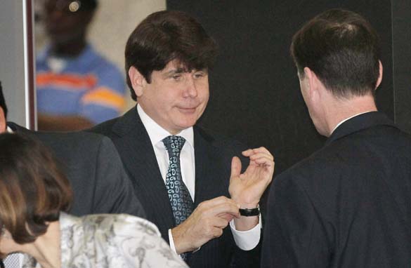 rod blagojevich toupee. Rod Blagojevich arrives at