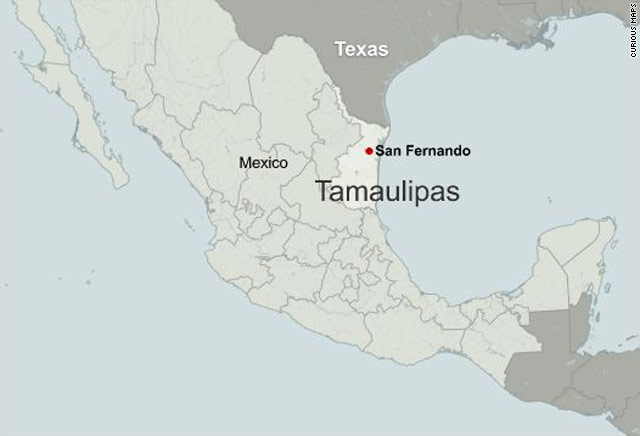 San Fernando Mexico Map Lead Investigator In Mexico Massacre Is Missing - Cnn.com