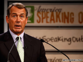  Ohio Rep. John Boehner would become the Speaker of the House if Republicans take control the lower chamber in November.