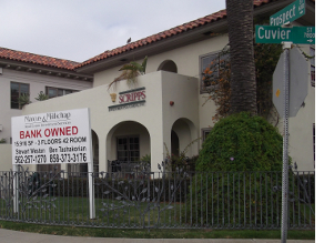For sale and foreclosure signs in California