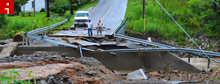 Flash flood takes out Tenn. bridge