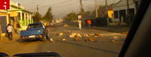 Mozambique streets smoulder